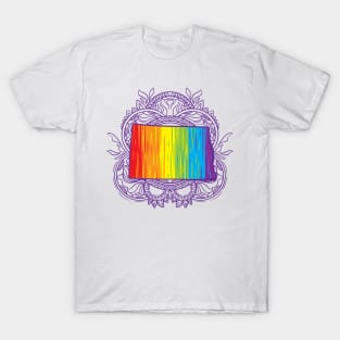 North Dakota Mandala Pride T-Shirt